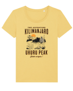 The adventure - Kilimanjaro - Uhuru Peak Tricou mânecă scurtă guler larg fitted Damă Expresser