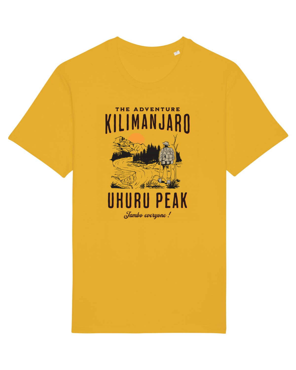 Tricou mânecă scurtă Unisex Rocker Spectra Yellow