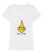rePARAtor Tricou mânecă scurtă guler V Damă Evoker