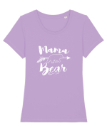 Mama Bear Tricou mânecă scurtă guler larg fitted Damă Expresser