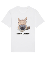 Stay crazy Tricou mânecă scurtă Unisex Rocker