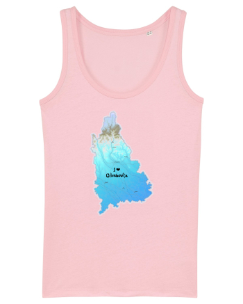 Dâmbovița County Map Cotton Pink