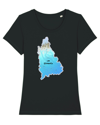 Dâmbovița County Map Black