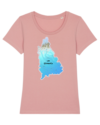 Dâmbovița County Map Canyon Pink