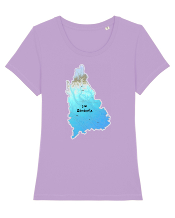 Dâmbovița County Map Lavender Dawn