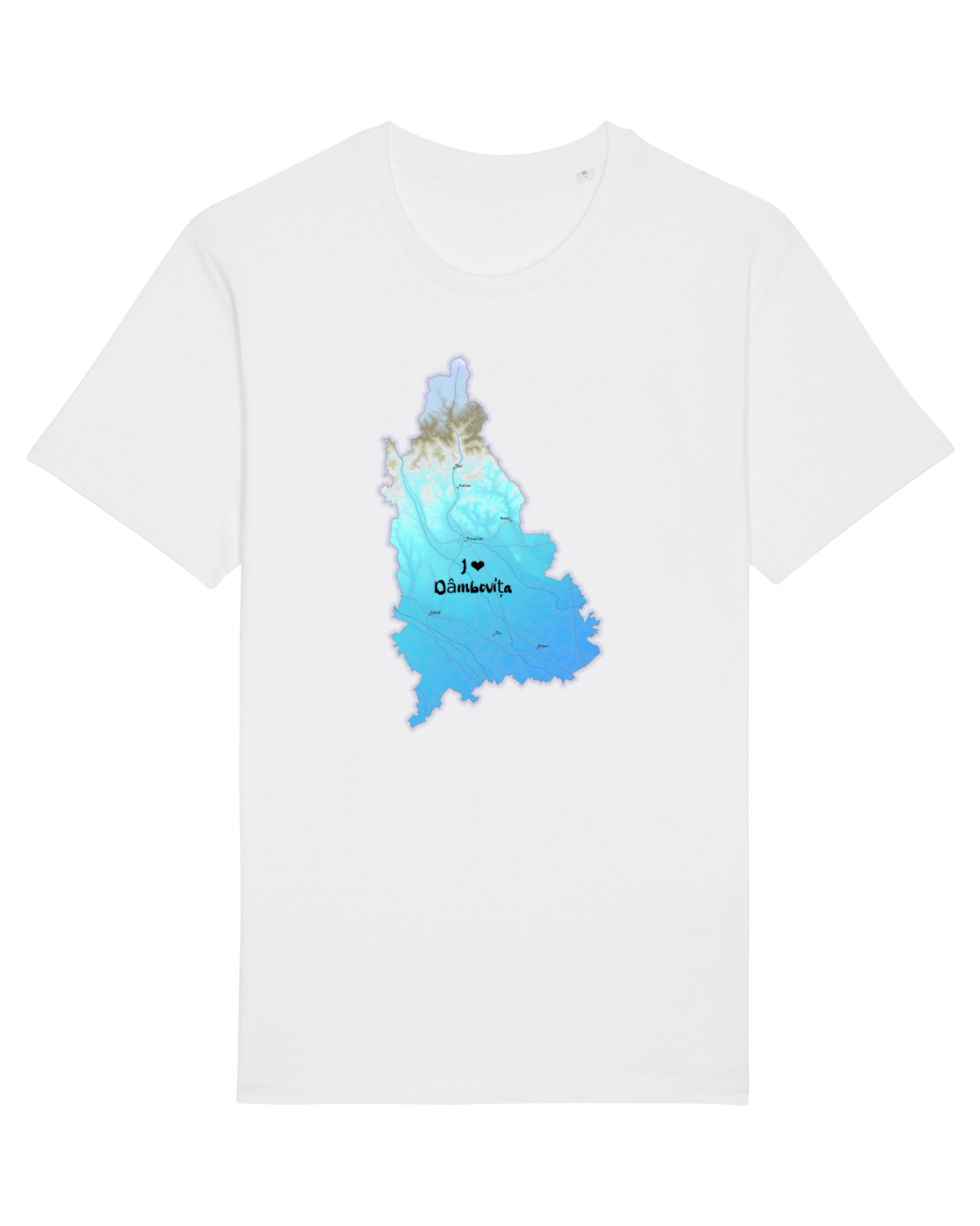 Tricou mânecă scurtă Unisex Rocker White