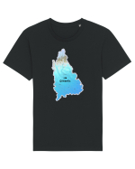 Dâmbovița County Map Tricou mânecă scurtă Unisex Rocker