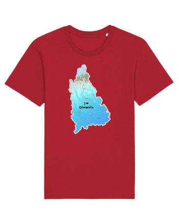 Dâmbovița County Map Red