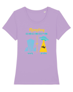 Monday Decisions Tricou mânecă scurtă guler larg fitted Damă Expresser
