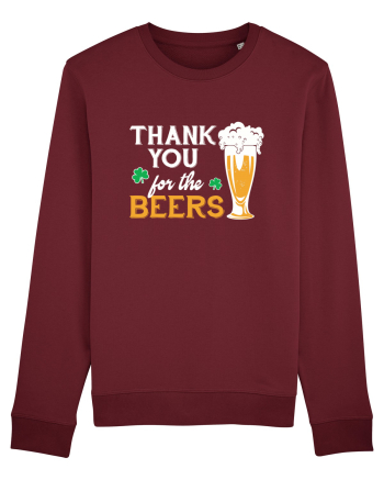 Thank you for the Beers Burgundy