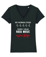 Rock Music Tricou mânecă scurtă guler V Damă Evoker