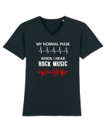 Rock Music Tricou mânecă scurtă guler V Bărbat Presenter
