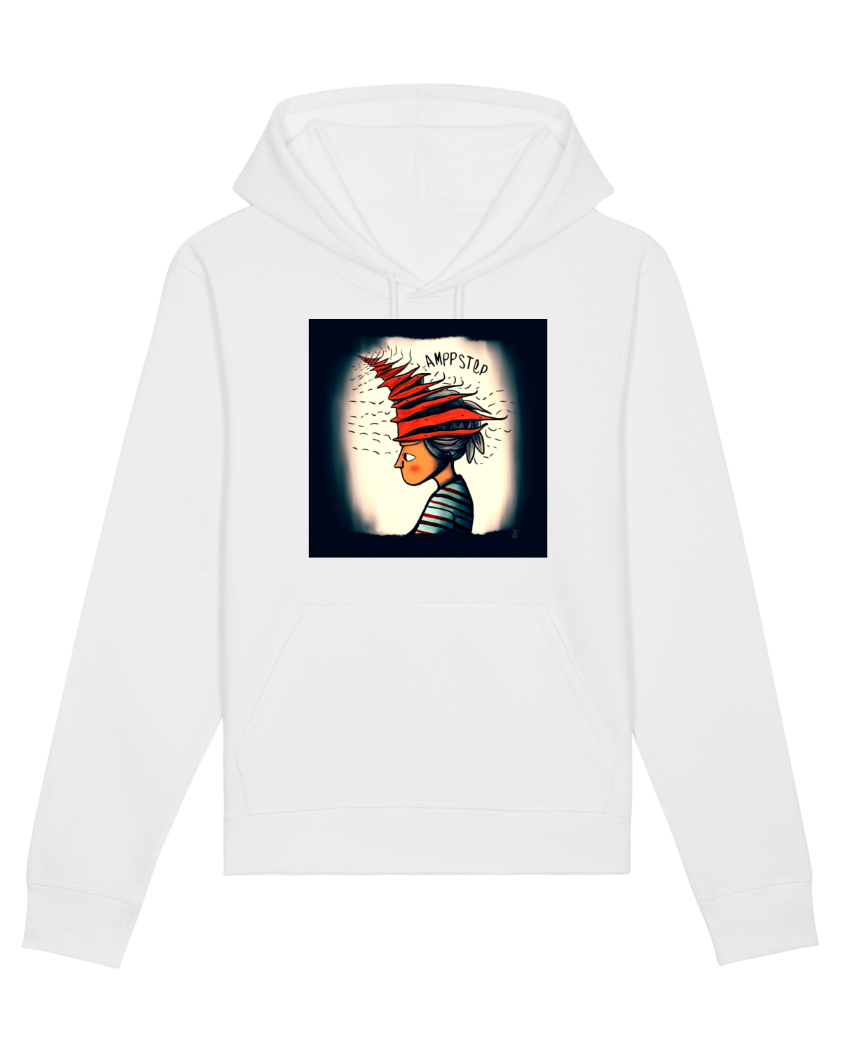 Hanorac Unisex Drummer White
