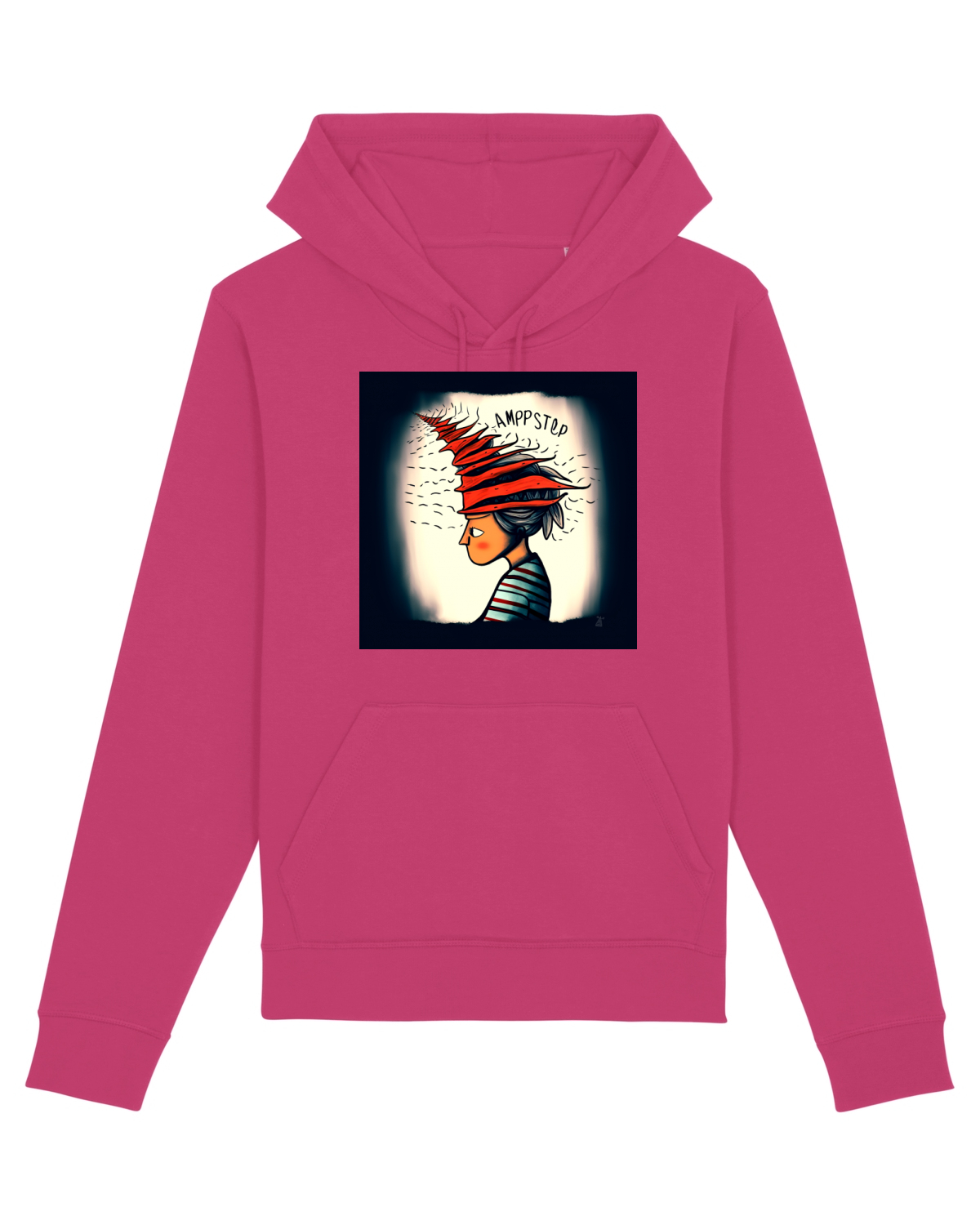 Hanorac Unisex Drummer Raspberry