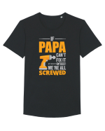 If Papa Can't Fix It We're All Screwed Tricou mânecă scurtă guler larg Bărbat Skater