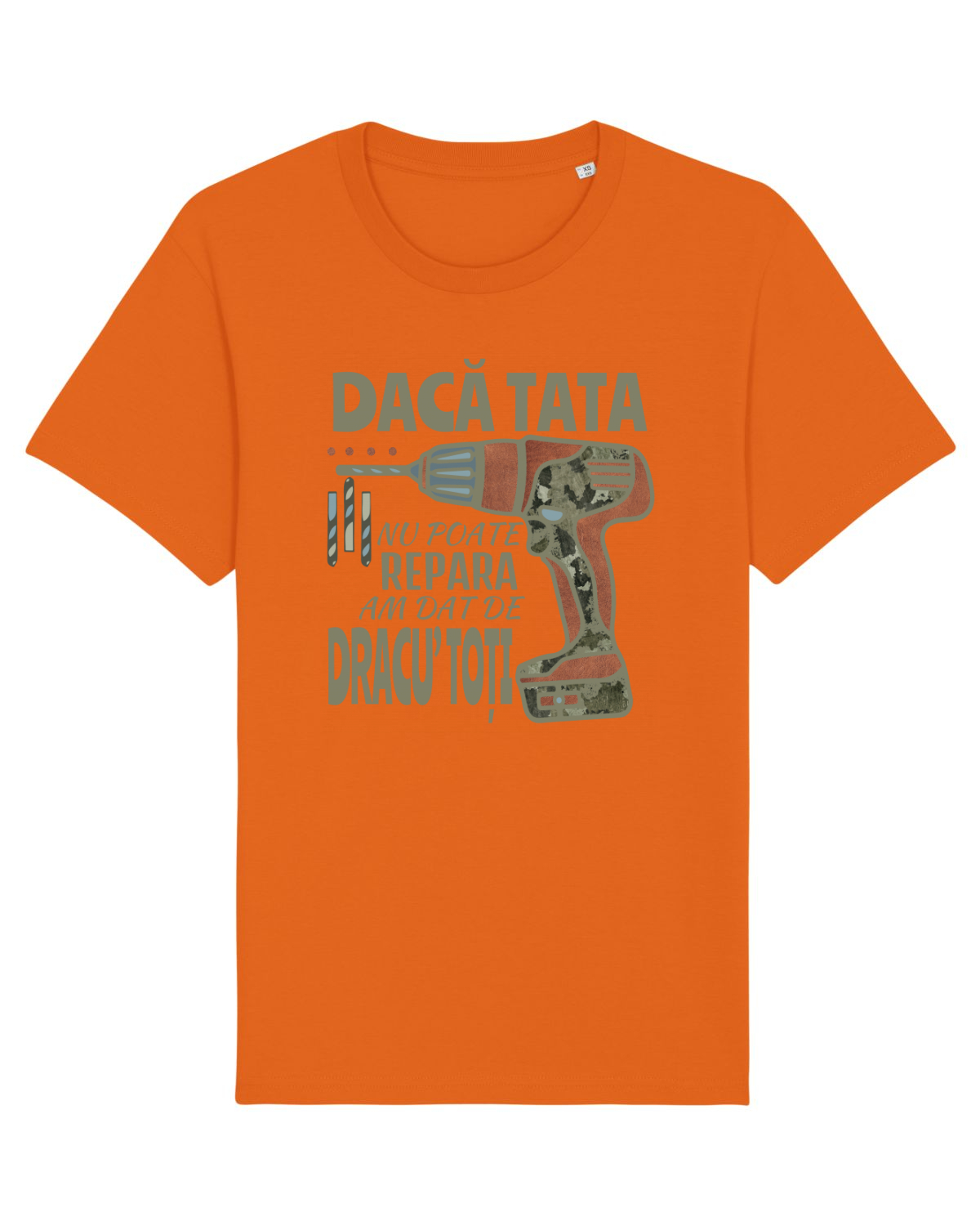 Tricou mânecă scurtă Unisex Rocker Bright Orange
