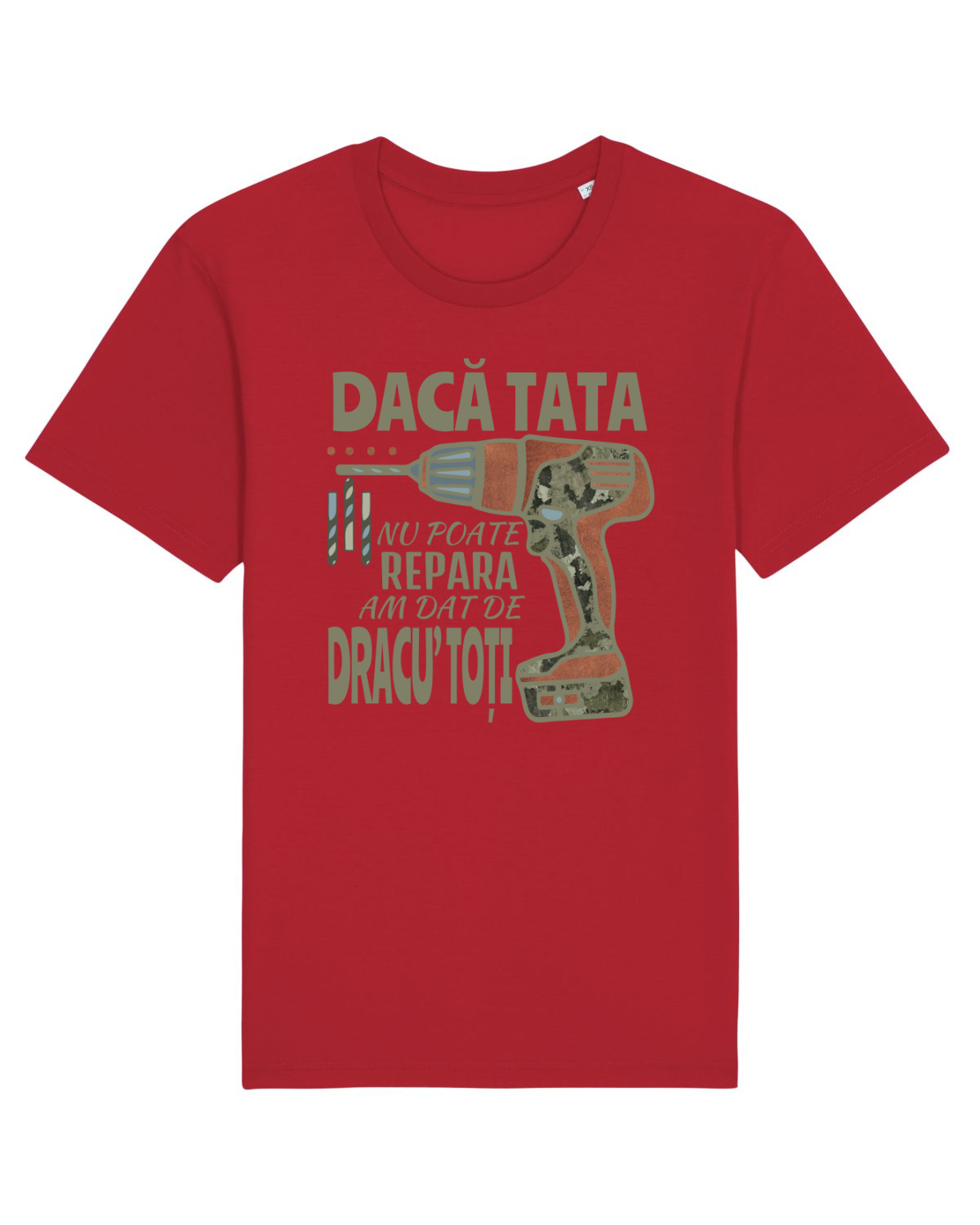 Tricou mânecă scurtă Unisex Rocker Red