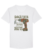 Daca tata nu poate repara am dat de dracu' toti Tricou mânecă scurtă guler larg Bărbat Skater