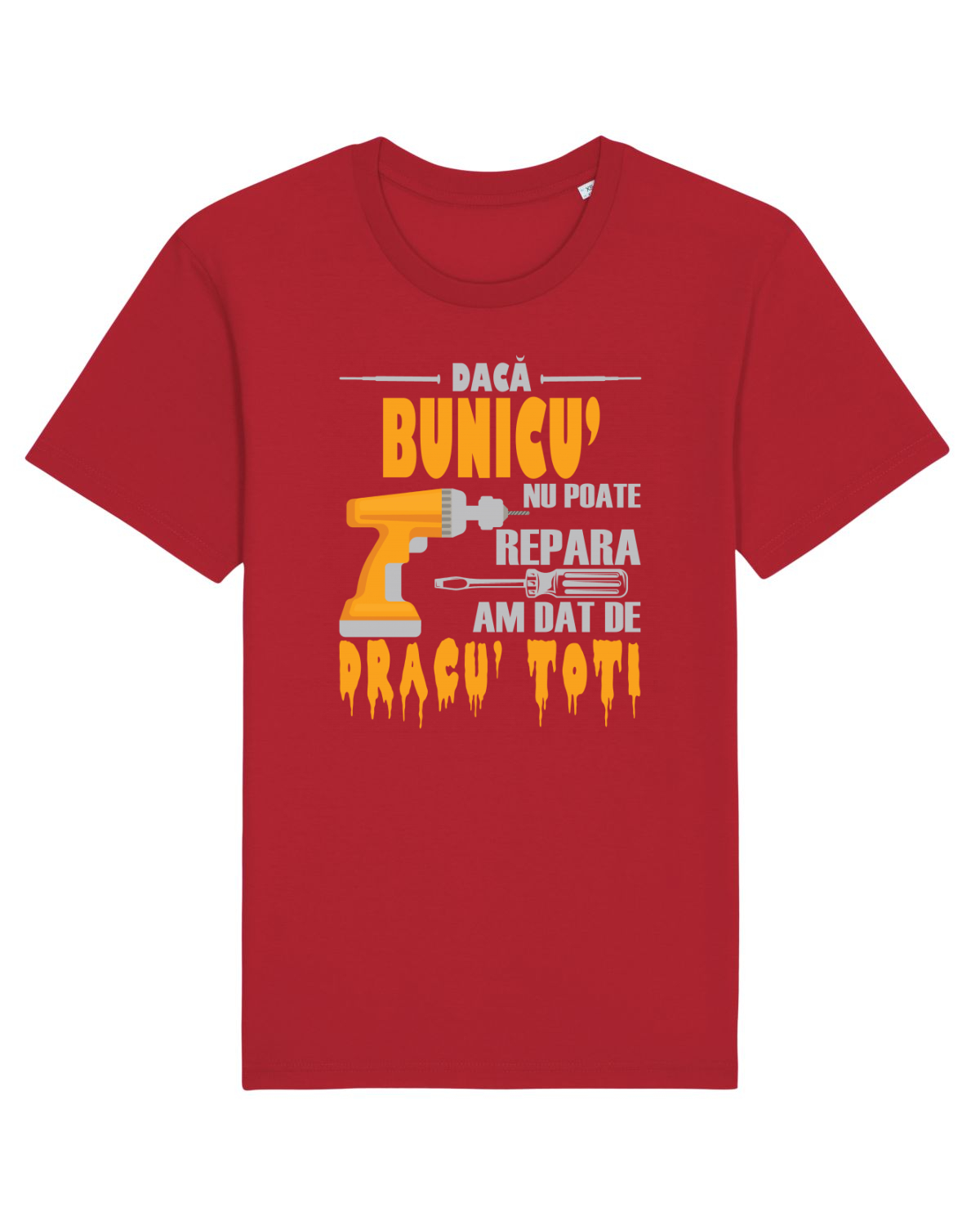 Tricou mânecă scurtă Unisex Rocker Red