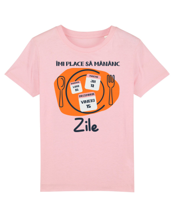 Îmi place să mănânc zile Cotton Pink