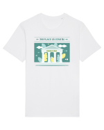 Îmi place să stau în banca mea - v2 Tricou mânecă scurtă Unisex Rocker