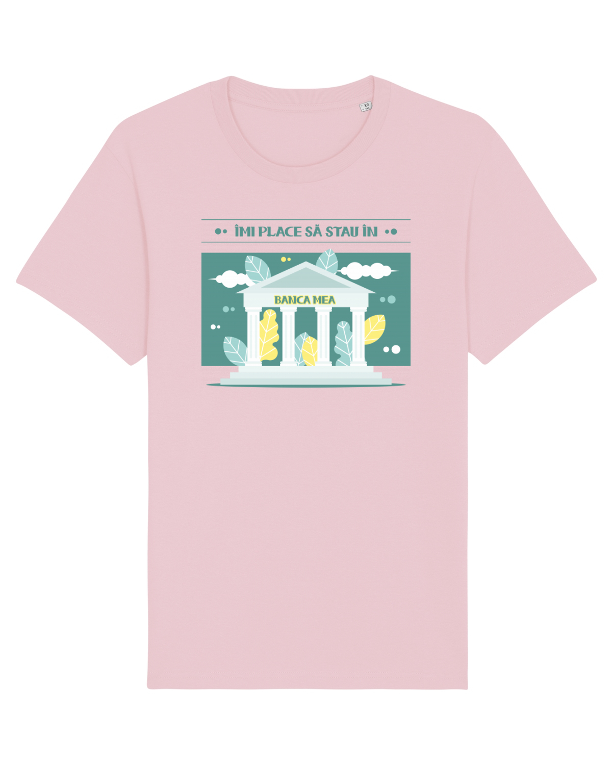 Tricou mânecă scurtă Unisex Rocker Cotton Pink
