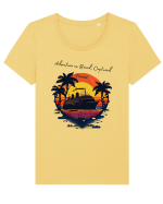 ADVENTURE ON BOARD - V3 Tricou mânecă scurtă guler larg fitted Damă Expresser