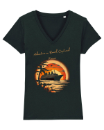 ADVENTURE ON BOARD - V4 Tricou mânecă scurtă guler V Damă Evoker