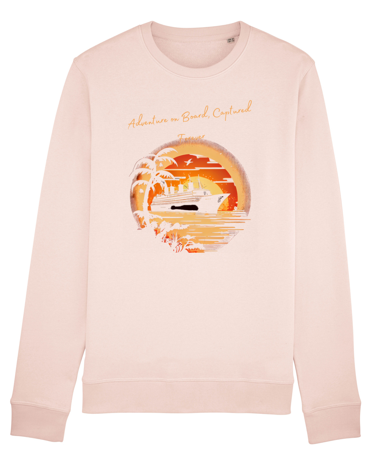Bluză mânecă lungă Unisex Rise Candy Pink