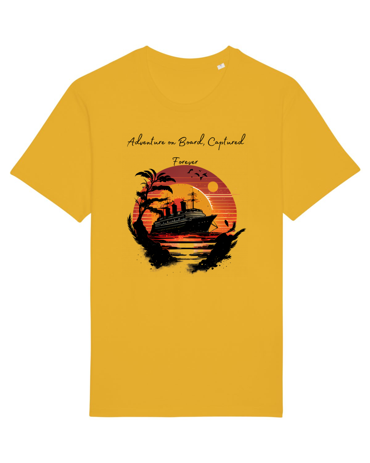 Tricou mânecă scurtă Unisex Rocker Spectra Yellow