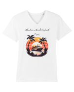 ADVENTURE ON BOARD - V6 Tricou mânecă scurtă guler V Bărbat Presenter