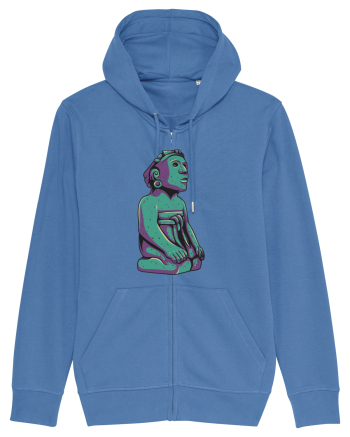Aztec Statue Bright Blue