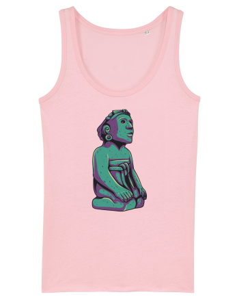 Aztec Statue Cotton Pink