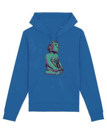 Aztec Statue Royal Blue