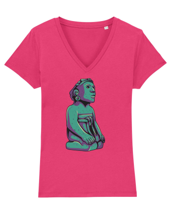 Aztec Statue Raspberry