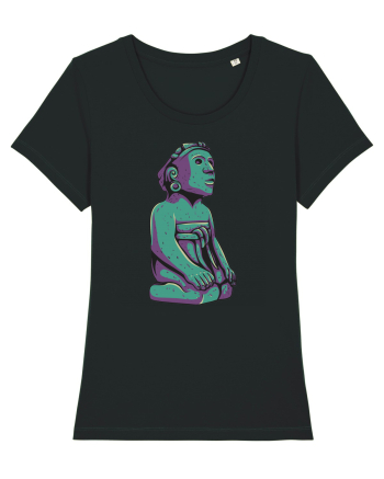 Aztec Statue Black