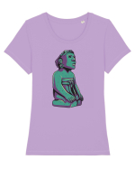 Aztec Statue Tricou mânecă scurtă guler larg fitted Damă Expresser