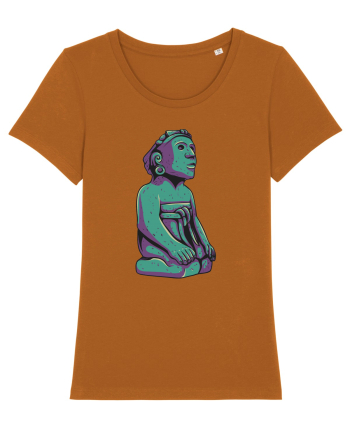 Aztec Statue Roasted Orange