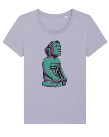 Aztec Statue Lavender