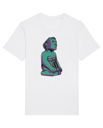 Aztec Statue White