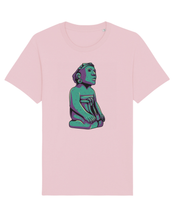 Aztec Statue Cotton Pink