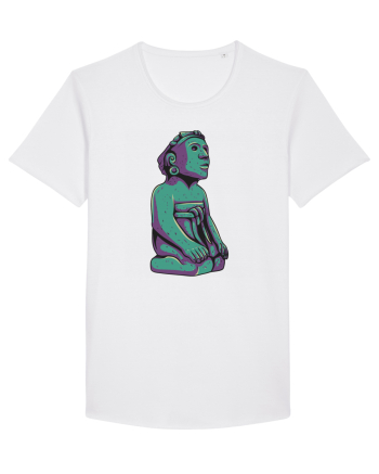 Aztec Statue White