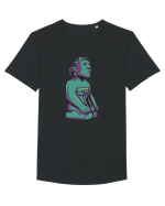 Aztec Statue Tricou mânecă scurtă guler larg Bărbat Skater