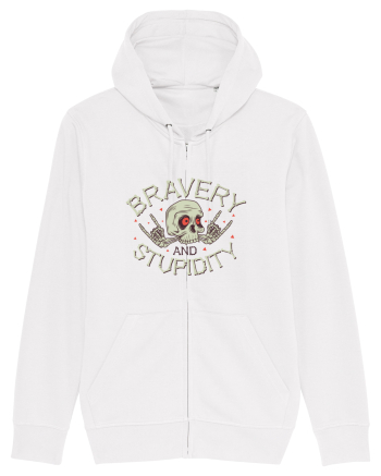 Bravery And Stupidity White