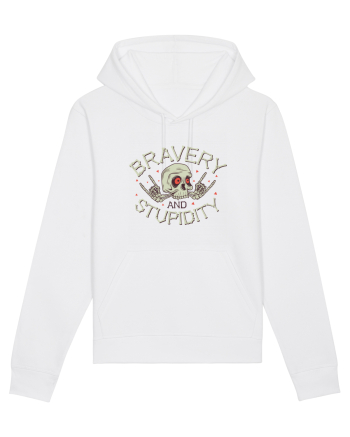 Bravery And Stupidity White