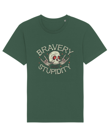 Bravery And Stupidity Bottle Green