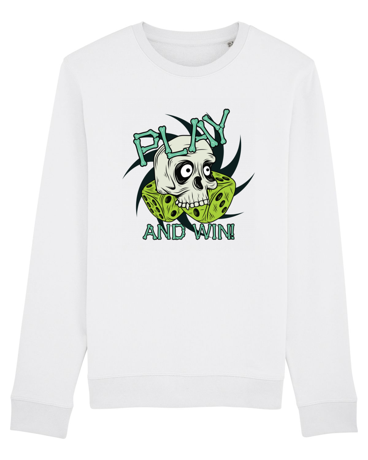 Bluză mânecă lungă Unisex Rise White