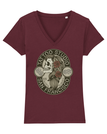 Tattoo Studio San Francisco Burgundy