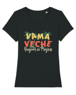 Vama Veche Hangover in Progress Tricou mânecă scurtă guler larg fitted Damă Expresser