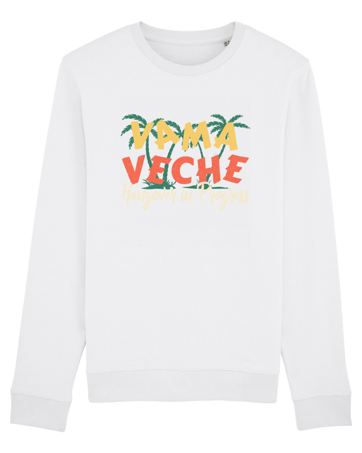 Bluză mânecă lungă Unisex Rise White